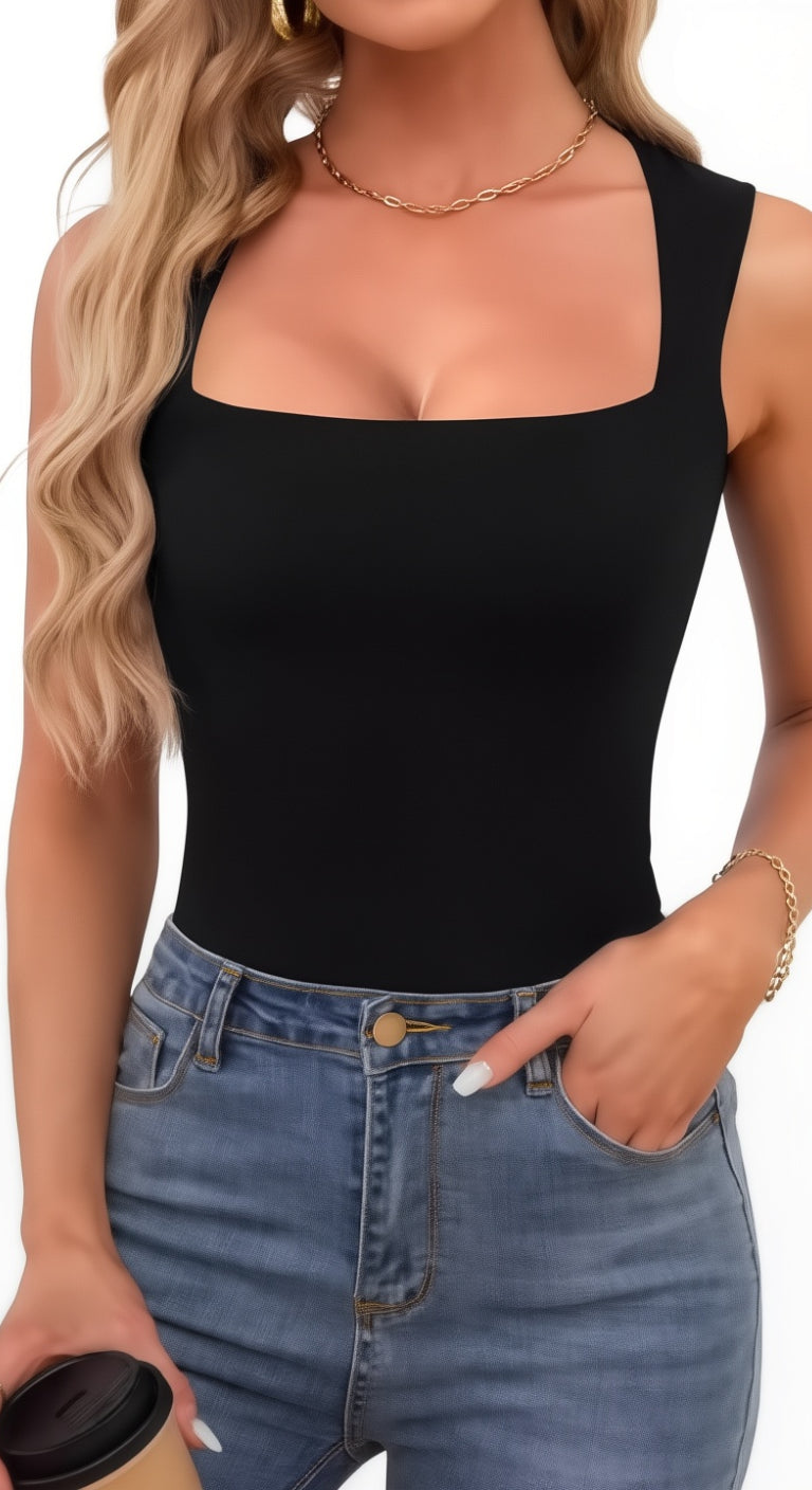 Hot Girl Summer Sleeveless Tank – Square Neck